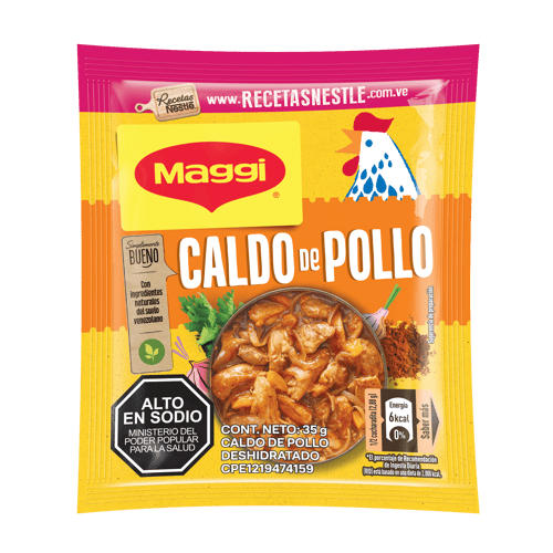 MAGGI® Caldo de Pollo Display 12 Sobres de 35 g