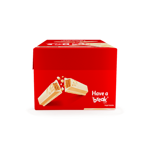 KIT KAT® Wafer rellena con cacao cubierta de chocolate blanco Display de 24 Unidades de 41.5g