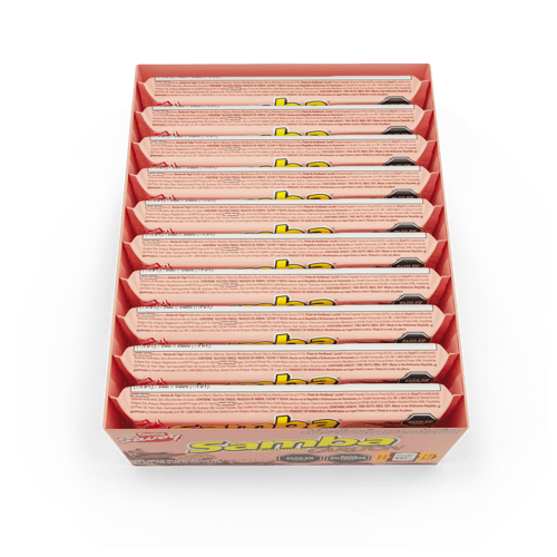 SAMBA® Wafer con Relleno Sabor a Avellanas Cubierto de Chocolate Display 20 Unidades de 32 g