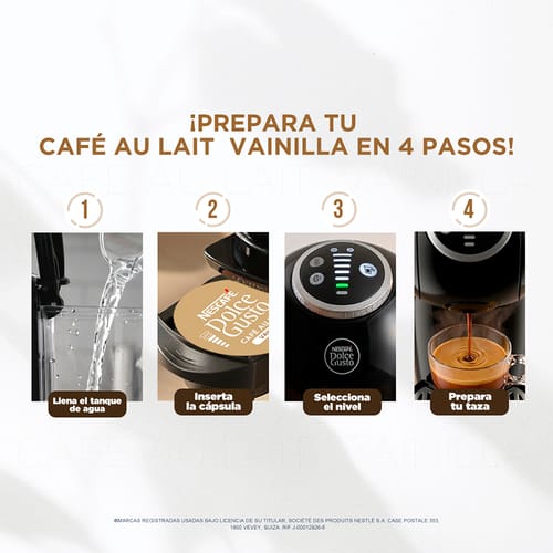 NESCAFÉ® DOLCE GUSTO Café Aut Lait Vainilla 10 cápsulas