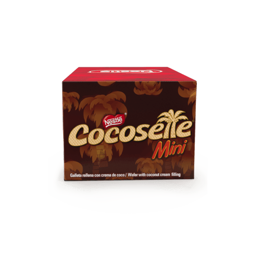 COCOSETTE® Mini Galleta Rellena de Crema de Coco Display 18 Unidades de 25 g