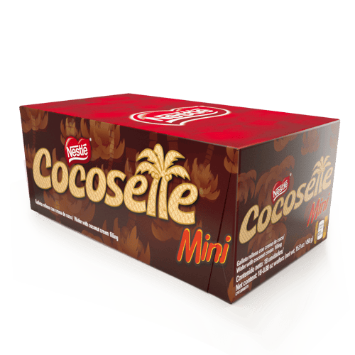 COCOSETTE® Mini Galleta Rellena de Crema de Coco Display 18 Unidades de 25 g