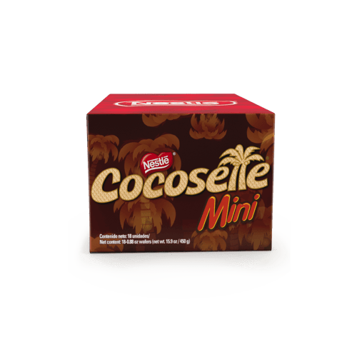 COCOSETTE® Mini Galleta Rellena de Crema de Coco Display 18 Unidades de 25 g