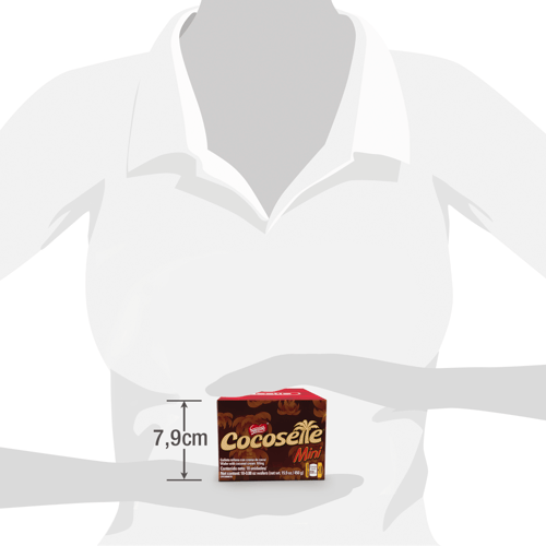 COCOSETTE® Mini Galleta Rellena de Crema de Coco Display 18 Unidades de 25 g