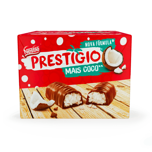 PRESTIGIO® Bombón Relleno con Coco Display 30 Unidades de 33 g