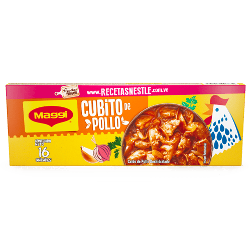 MAGGI® Caldo de Pollo Deshidratado 16 Cubitos 184 g