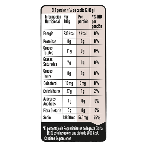 MAGGI® Caldo de Pollo Deshidratado 16 Cubitos 184 g
