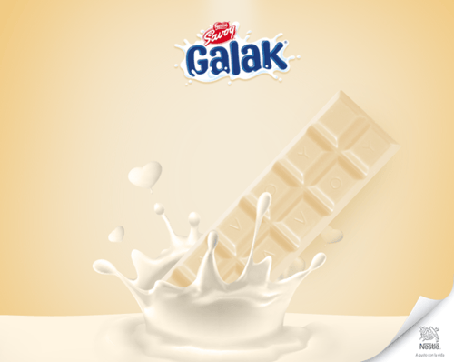 GALAK® Chocolate Blanco Display 12 Unidades de 30 g