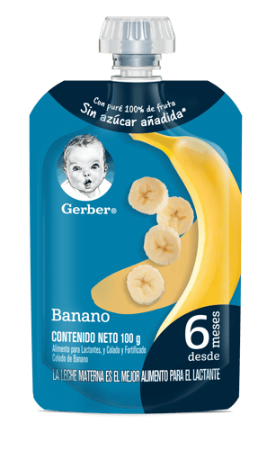 Gerber® Compota de Cambur en Pouch de 100 g