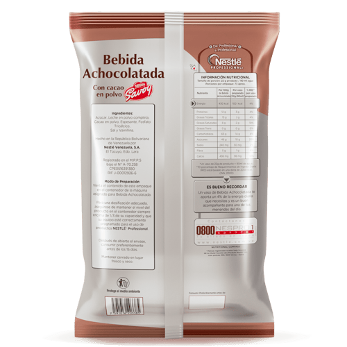SAVOY® Bebida Achocolatada en Polvo 1.6 kg