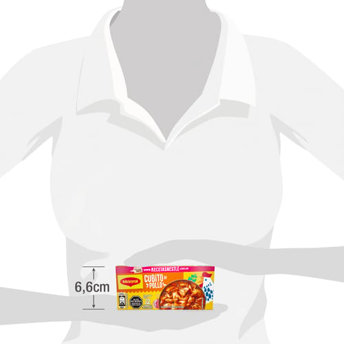 MAGGI® Caldo de Pollo Deshidratado 12 Cubitos 138 g