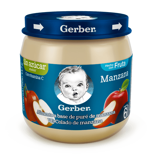 GERBER® Compota de Manzana 113 g